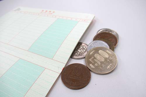通帳とお金